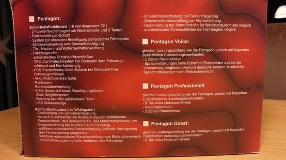 Pentagon Comfort 2002 - (Kaufberatung, alarmanlage, Pentagon)