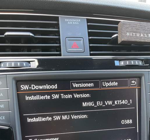 Golf 7R Discover Pro Audio Geht nicht.?