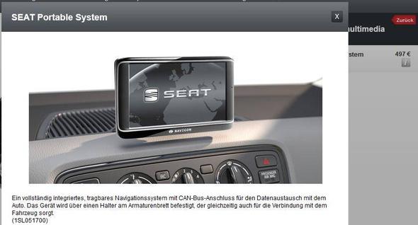 SEAT Portable System - (Navigationsgerät, Navi, Seat)