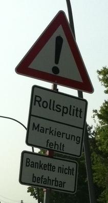 - (Straßenverkehr, Bankette, Verkehrsschilder)
